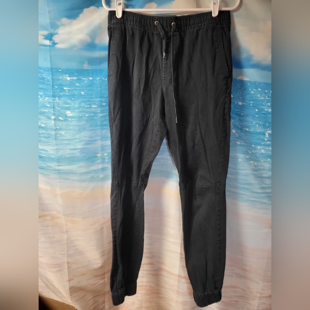 EMPYRE MENS BLACK JOGGERS SIZE SMALL